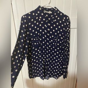 Vintage Cato polka dot blouse